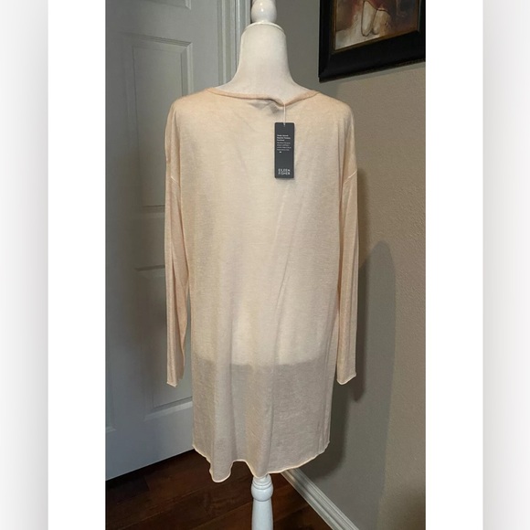 NWT Eileen Fisher Pullover Lightweight Hi-Low Hem Sz M - Picture 7 of 16